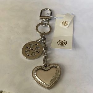 Tory Burch Logo and Key Fob with Tags